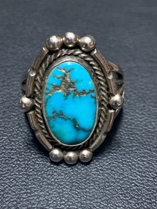 Native American Jewelry - Vintage Turquoise Ring